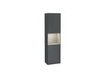 Villeroy und Boch Finion Hochschrank F470HHHG 41,8x151,6x27cm, rechts, Regal Sand Matt Lacquer, Midnight Blue Matt Lacquer