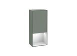 Villeroy und Boch Finion Seitenschrank G540MTGM 41,8cm, links, Emotion, Regal unten White Matt, Olive Matt Lacquer
