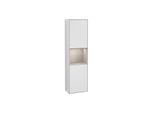 Villeroy und Boch Finion Hochschrank F470HHMT 41,8x151,6x27cm, rechts, Regal Sand Matt Lacquer, White matt lacquer