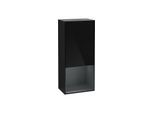 Villeroy und Boch Finion Seitenschrank G540HGPH 41,8cm, links, Emotion, Regal unten Midnight Blue Matt, Glossy Black Lacquer
