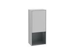 Villeroy und Boch Finion Seitenschrank G540HGGJ 41,8cm, links, Emotion, Regal unten Midnight Blue Matt, Light grey matt