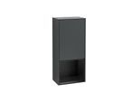 Villeroy und Boch Finion Seitenschrank G550PDHG 41,8cm, rechts, Emotion, Regal unten Black matt, Midnight Blue Matt Lacquer