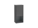 Villeroy und Boch Finion Seitenschrank G550HGGK 41,8cm, rechts, Emotion, Regal unten Midnight Blue Matt, Anthracite matt