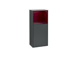 Villeroy und Boch Finion Seitenschrank G520HBHG 41,8cm, links, Ladestation, Emotion, Regal Peony Matt Lacquer, Midnight Blue Matt Lacquer