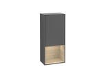 Villeroy und Boch Finion Seitenschrank G550PCGK 41,8cm, rechts, Emotion, Regal unten Oak Veneer, Anthracite matt