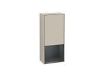 Villeroy und Boch Finion Seitenschrank G550HGHH 41,8cm, rechts, Emotion, Regal unten Midnight Blue Matt, Sand Matt Lacquer