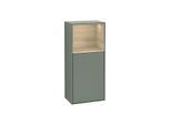 Villeroy und Boch Finion Seitenschrank F500PCGM 41,8x93,6x27cm, links, Regal oben Oak Veneer, Olive Matt Lacquer