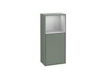 Villeroy und Boch Finion Seitenschrank F530GJGM 41,8cm, rechts, Ladestation, Regal Grey Matt Lacquer, Olive Matt Lacquer
