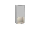 Villeroy und Boch Finion Seitenschrank G550HHGJ 41,8cm, rechts, Emotion, Regal unten Sand Matt, Light grey matt