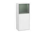 Villeroy und Boch Finion Seitenschrank F530GMGF 41,8cm, rechts, Ladestation, Regal Olive Matt Lacquer, Glossy white lacquer
