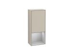 Villeroy und Boch Finion Seitenschrank G540GJHH 41,8cm, links, Emotion, Regal unten Light Grey Matt, Sand Matt Lacquer