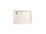 Kaldewei Duschplan Duschwanne 448248043231 80x120x6,5cm, mit Träger, Perl-Effekt, pergamon