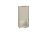 Villeroy und Boch Finion Seitenschrank F550HHHH 41,8x93,6x27cm, rechts, Regal unten Sand Matt, Sand Matt Lacquer