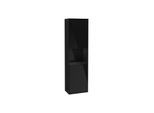 Villeroy und Boch Finion Hochschrank F460PHPH 41,8x151,6x27cm, links, Regal Glossy Black Lacquer, Glossy Black Lacquer