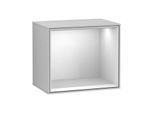 Villeroy und Boch Finion Regalmodul F590MTGJ 41,8x35,6x27cm, Ladestation, Regal White Matt, Light grey matt