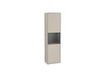Villeroy und Boch Finion Hochschrank G460GKHH 41,8x151,6cm, links, Emotion, Regal Anthracite Matt Lacquer, Sand Matt Lacquer