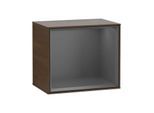 Villeroy und Boch Finion Regalmodul G590GKGN 41,8x35,6cm, Ladestation, Emotion, Regal Antracite Matt, Walnut veneer