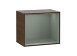 Villeroy und Boch Finion Regalmodul G590GMGN 41,8x35,6cm, Ladestation, Emotion, Regal Olive Matt, Walnut veneer