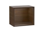 Villeroy und Boch Finion Regalmodul F590GNGN 41,8x35,6x27cm, Ladestation, Regal Walnut Veneer, Walnut veneer
