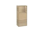 Villeroy und Boch Finion Seitenschrank F500PCPC 41,8x93,6x27cm, links, Regal oben Oak Veneer, Oak Veneer