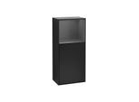 Villeroy und Boch Finion Seitenschrank G530GKPD 41,8cm, rechts, Ladestation, Emotion, Regal Anthracite Matt Lacquer, Black matt lacquer