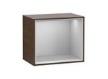 Villeroy und Boch Finion Regalmodul F590GJGN 41,8x35,6x27cm, Ladestation, Regal Light Grey, Walnut veneer
