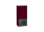 Villeroy und Boch Finion Seitenschrank F550HGHB 41,8x93,6x27cm, rechts, Regal unten Midnight Blue Matt, Peony Matt