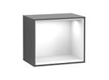Villeroy und Boch Finion Regalmodul G580GFGK 41,8x35,6x27cm, Emotion, Regal Glossy White, Anthracite matt