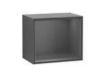 Villeroy und Boch Finion Regalmodul F590GKGK 41,8x35,6x27cm, Ladestation, Regal Antracite Matt, Anthracite matt