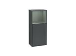 Villeroy und Boch Finion Seitenschrank G520GMHG 41,8cm, links, Ladestation, Emotion, Regal Olive Matt Lacquer, Midnight Blue Matt Lacquer