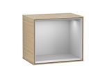 Villeroy und Boch Finion Regalmodul F580GJPC 41,8x35,6x27cm, Regal Light Grey, Oak Veneer