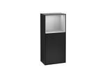 Villeroy und Boch Finion Seitenschrank F520GJPD 41,8cm, links, Ladestation, Regal Grey Matt Lacquer, Black matt lacquer