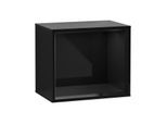 Villeroy und Boch Finion Regalmodul F580PHPH 41,8x35,6x27cm, Regal Glossy Black, Glossy Black Lacquer