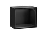 Villeroy und Boch Finion Regalmodul F580PDPH 41,8x35,6x27cm, Regal Black Matt, Glossy Black Lacquer