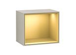Villeroy und Boch Finion Regalmodul G590HFHH 41,8x35,6cm, Ladestation, Emotion, Regal Gold Matt, Sand Matt Lacquer