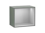 Villeroy und Boch Finion Regalmodul G590GJGM 41,8x35,6cm, Ladestation, Emotion, Regal Light Grey, Olive Matt Lacquer
