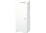 Duravit Brioso Halbhochschrank Individual 91-133cm BR1341L1018, Weiß Matt, Tür links, Griff Chrom