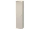 Duravit Brioso Hochschrank BR1330L1091 420x1770x360mm, Taupe, Tür links, Griff Chrom