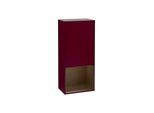 Villeroy und Boch Finion Seitenschrank F550GNHB 41,8x93,6x27cm, rechts, Regal unten Walnut veneer, Peony Matt