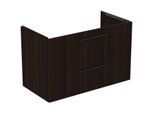 Ideal Standard i.life B Möbelwaschtischunterschrank T5584NW 2 Auszüge Siphon links, 1000x505x630 mm, Coffee Oak