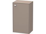 Duravit Brioso Halbhochschrank Individual 61-91cm BR1340R1043, Basalt Matt, Tür rechts, Griff Chrom