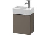 Duravit L-Cube Waschtisch-Unterschrank LC6293L9090 36,4x24,1x40cm, wandhängend, Tür links, flannel grey seidenmatt