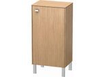 Duravit Brioso Halbhochschrank Individual 61-91cm BR1340R1052, Europ. Eiche, Tür rechts, Griff Chrom