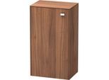 Duravit Brioso Halbhochschrank Individual 61-91cm BR1340L1079, Nussbaum Natur/Chrom, Tür links