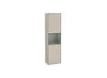 Villeroy und Boch Finion Hochschrank F470GMHH 41,8x151,6x27cm, rechts, Regal Olive Matt Lacquer, Sand Matt Lacquer