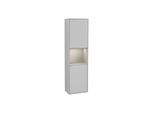Villeroy und Boch Finion Hochschrank F460HHGJ 41,8x151,6x27cm, links, Regal Sand Matt Lacquer, Light grey matt