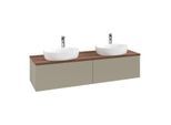 Villeroy & Boch Antao Waschtischunterschrank 1600x360x500mm L39052HK mit Beleuchtung FK/AP: HK/2