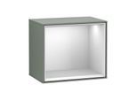 Villeroy und Boch Finion Regalmodul F590MTGM 41,8x35,6x27cm, Ladestation, Regal White Matt, Olive Matt Lacquer