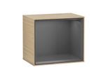 Villeroy und Boch Finion Regalmodul G580GKPC 41,8x35,6x27cm, Emotion, Regal Antracite Matt, Oak Veneer