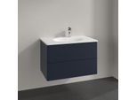 Villeroy und Boch Antao Waschtisch-Unterschrank K04000HG 78,8x50,4x49,6cm, ohne Frontstruktur, midnight blue matt lacquer